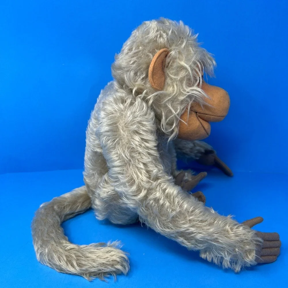 Steiff‎ Parian Monkey Coco 14 Inch Beige Vintage Jointed Mohair Rare Plush Toy